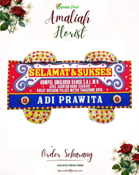 Papan Bunga Ucapan Selamat Palem Raya