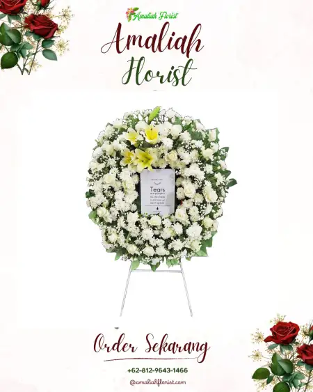 Krans Bunga Duka Palem Raya