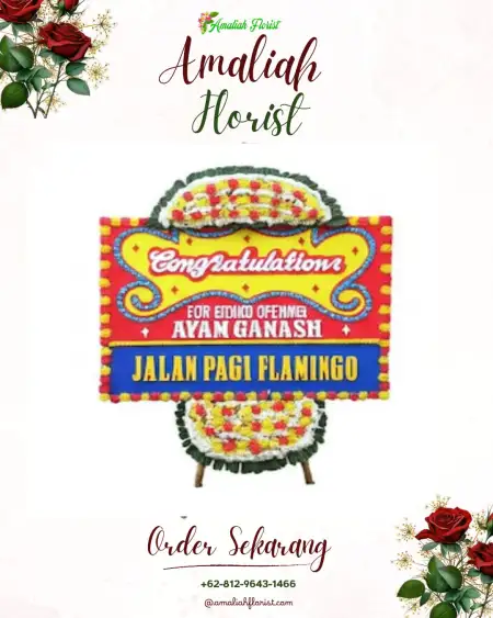 Sewa Papan Bunga Palem Raya